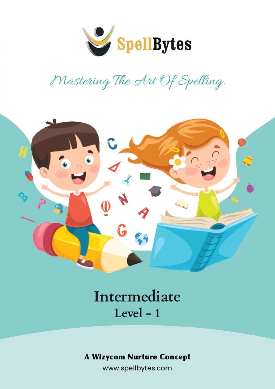 intermediate book for spellbee learning and improve english language